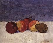 Max Buri Stilleben mit Apfeln und Birne France oil painting reproduction
